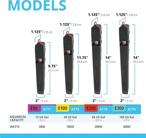 Fluval E 300 Watt Electronic Heater - style: E300