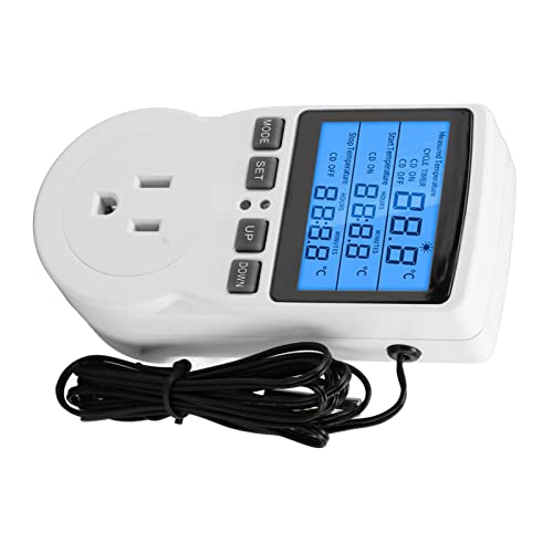 DIGITEN WTC100 Wireless Thermostat Outlet, Greenhouse Reptiles Cooling Heating, Remote Control (US Plug)