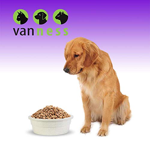 Van Ness Pets Crock Style Heavyweight Jumbo Bowl, 106 OZ Food/Water Dish, Greystone (Pack of 6) - color: Greystone, size: Jumbo (106 fl oz) - Pack of 6