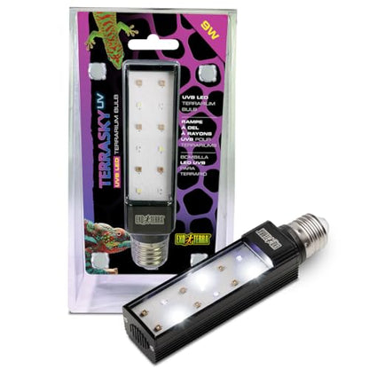 Exo Terra Terrasky UVB LED Terrarium Bulb, 9w