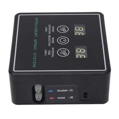 Asixxsix Reptile, Automatic Humidifier with Smart Timing System and 360 Adjustable Nozzles, Terrarium Misting System for Reptiles and Amphibians
