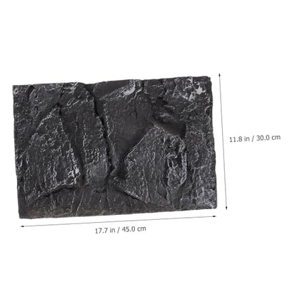 3D PU Material Reptile Tank Background Board Stone Decorative Panel for Turtle Habitat Waterproof and Easy to Install for Aquatic and Terrestrial Environments