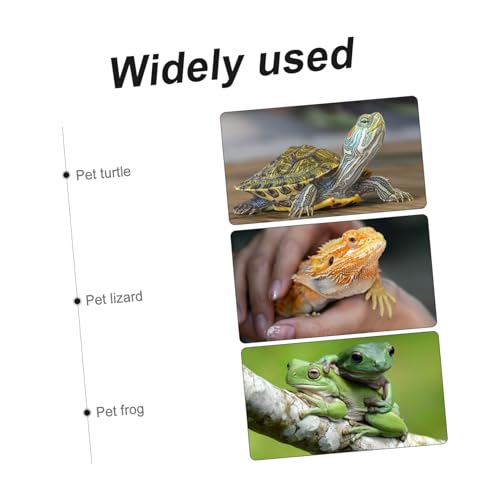 4Pcs Reptile Terrarium Carpet Substrate Mats for Lizards Gecko Snake Tortoise Breathable Polyester Habitat Liner with Fit Design for Cage Bedding