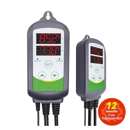 ITC-308 Digital Temperature Controller Outlet Thermostat Heat and Cool,Carboy,Fermenter,Greenhouse Terrarium Temp.(US Socket) - color: US socket