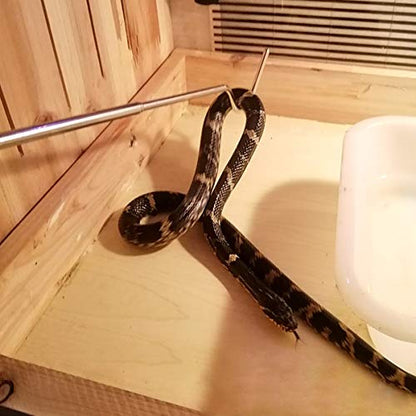 Happyyami Tool Snake Hook Grabber Adjustable Snake Ring Catcher Stick Handheld Up for Catching Controlling Moving Telescoping Pole with Hook Grabber