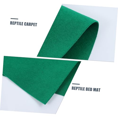 VANZACK Reptile Carpet Liner for PET Cage Soft Polyester Fiber Substrate Mat for Turtles Lizards and Snakes Non-Slip Easy to Clean Reptile Habitat Accessory