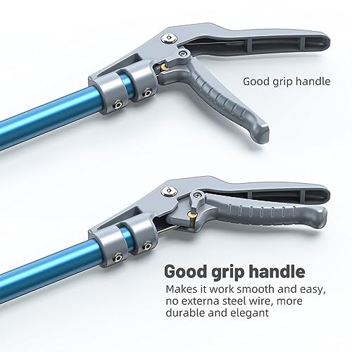 G2 47.2-inch Professional All-Aluminum Alloy Snake Tong Reptile Grabber Rattle Snake Catcher Wide Jaw Handling Tool with Lock（47.2inch - size: 47.2in
