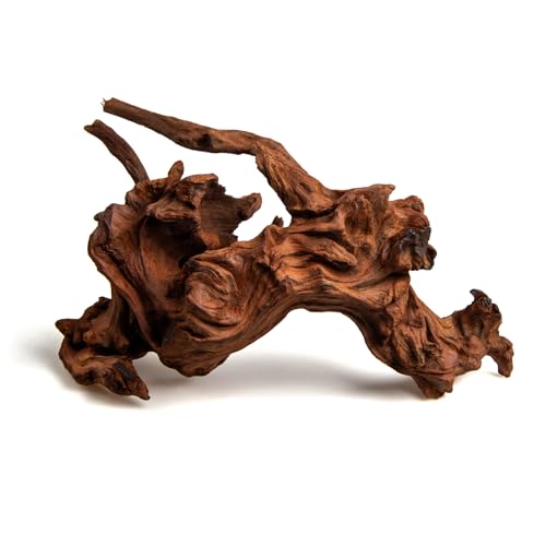 emours Aquarium Driftwood (8–12 in) 2 Pieces Natural Mopani Branches Assorted Size - size: Small (8–12 in / 20–30 Cm)
