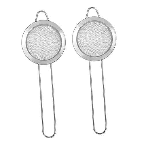 2PCS Stainless Steel Reptile Sand Shovel Lizard Litter Cleaner Fine Mesh for Substrate Sifting Suitable for Tortoise and Desert Lizard Waste Cleanup