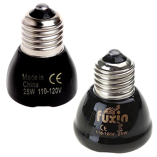Heat Lamp Bulb No Light Ceramic Heat Emitter for Brooder Lambs Snake 25W/50W/75W/100W Ceramic Heating Bulb