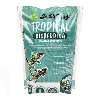 Josh's Frogs BioBedding Tropical Bioactive Substrate (4 Quarts) - size: 4 Quart