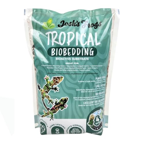 Josh's Frogs BioBedding Tropical Bioactive Substrate (4 Quarts) - size: 4 Quart