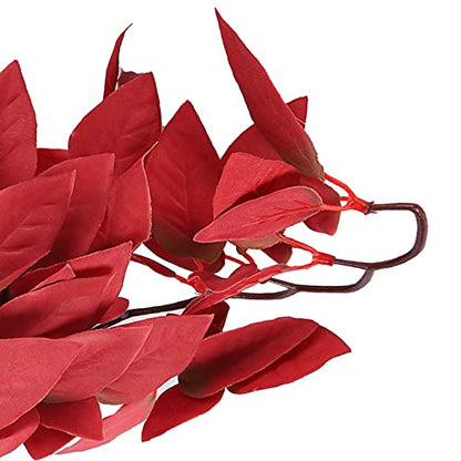BORDSTRACT Artificial Reptile Plant, Lifelike Plastic Hanging Leaves Decoration with Suction Cup for Terrarium Fish and Reptile Habitats (T-1033A4) - size: T-1033A4