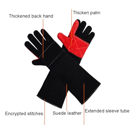ThreeH Animal Handling Gloves Anti Bite Anti Scratch Multifunctional Protective Gloves for Dog Cat Bird - size: Medium