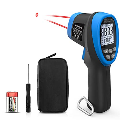 BTMETER BT-1500 Non-Contact Pyrometer 30:1 Industrial Laser Thermometer Gun, -58℉ to 2732℉ (-50℃ ~ 1500℃) High Temp Infrared Thermometer (NOT for Human) - color: Infrared Thermometer BT-1500 Blue