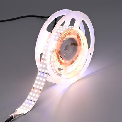 16.4FT LED Plant Grow Light, 2100LEDs Full Spectrum Grow Lamp with High PPFD, 24V 120W Cuttable Plants Growing Light Strip Flexible Self Adhesive for Seedlings Veg Flower - size: 16.4FT