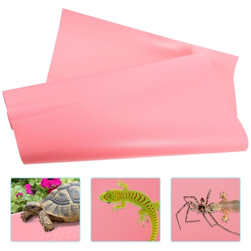 VANZACK Reptile Carpet for Terrarium Non-Slip Liner Mat Washable Reptile Cage Accessory for Leopard Gecko Bearded Dragon Snake Tortoise Enclosure