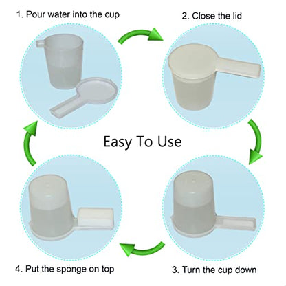Auto Cricket Feeder & Keeper - Tube & Cup Feeding, Water Bottle & Crystals for Breeding
