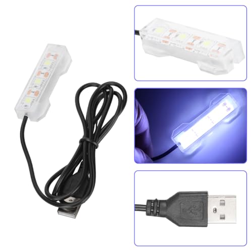LED Aquarium Light, Submersible Fish Tank Lighting bar Stick USB Underwater Ultra Bright Beads Full Spectrum Hidden Small Lamp for Decorations Desktop Daily Freshwater Plants Indoor Water Garden