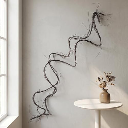 118" Bendable Artificial Grapevines Garland Tree Branches(S) | Wall Hanging Fake Cherry Blossom Vines Reptile Plants Twigs Wreath for Garden Outdoor Halloween Creepy Ceiling Decoration - size: Small