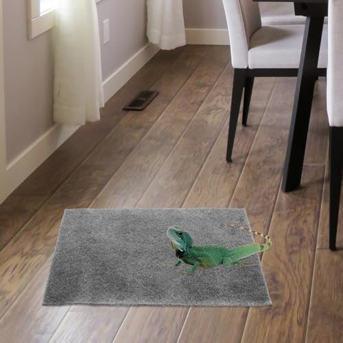 BESPORTBLE 2Pcs Wear-Resistant Reptile Mat Absorbent Household Snake Bedding for Tortoises Lizards Frogs Washable Reusable Comfortable Pet Carpet for Terrarium Substrate