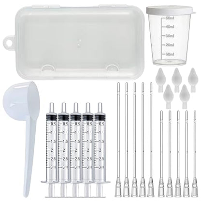 Baby Bird Feeding Syringe Set, Pet Parrot Milk Feeding Syringe with Tubes, Parrot Feeding Tubes Measuring Tools for Feeding Pets Scientific Industrial Labs… (5 pcs 3ml) - color: 5 pcs 3ml
