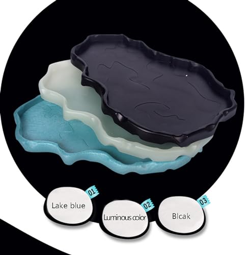Luminous Reptile Food Bowl,Large Water Dish,Terrarium Bowls, Tortoise Bowl (Black) - color: Black