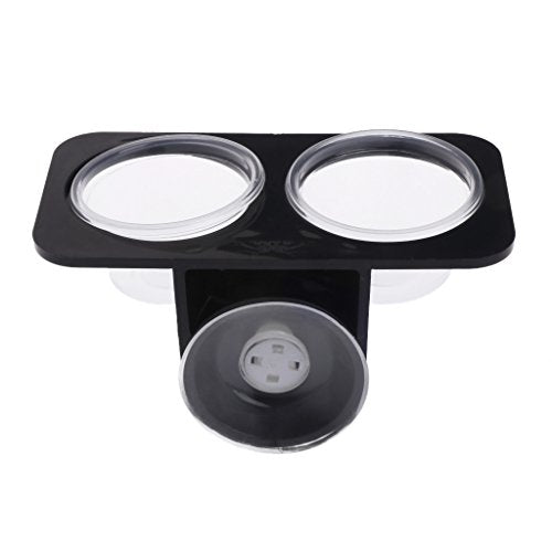 Suction Cup Reptiles Feeder Bowl Anti-Escape Food Bowl Drinker Bowl for Tortoise Iguana