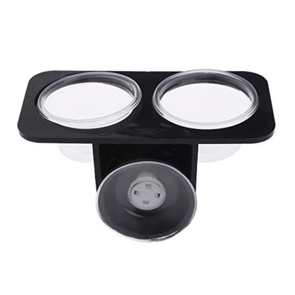 Suction Cup Reptiles Feeder Bowl Anti-Escape Food Bowl Drinker Bowl for Tortoise Iguana