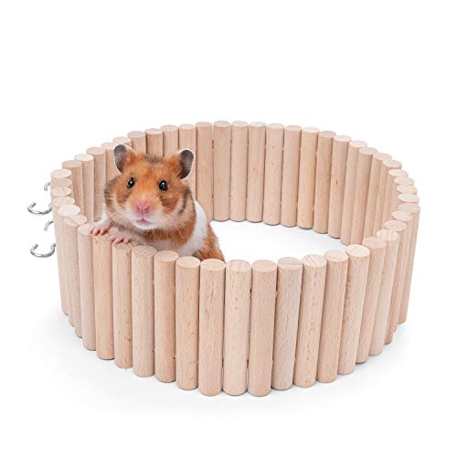Niteangel Hamster Suspension Bridge Toy - Long Climbing Ladder for Dwarf Syrian Hamster Mice Mouse Gerbils and Other Small Animals (25.6L x 3W) - size: 25.6L x 3W