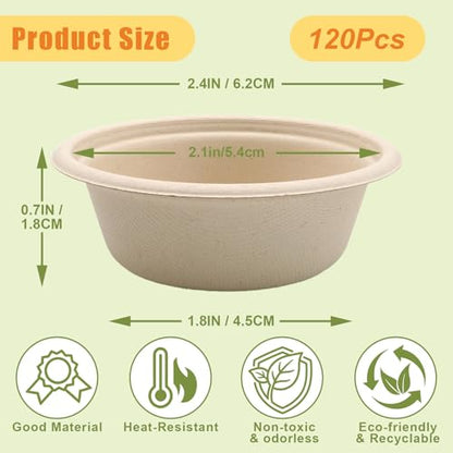 Tfwadmx 120Pcs Paper Gecko Feeding Cups,Samll 1oz Crested Gecko Food Dish,Reptiles Food and Water Bowls Feeder Ledge Accessories Cups for Lizards,Spiders,Frogs - size: 120 pcs
