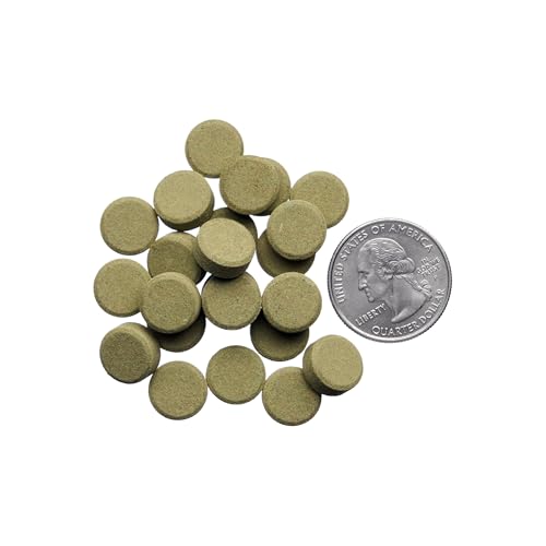 Plecoceramics Bottom Feeder Tablets Universal Fish Food for Aquarium Fish, Turtles, Goldfish, Catfish - Spirulina Protein Wafers (1.76 oz / 50 gr)