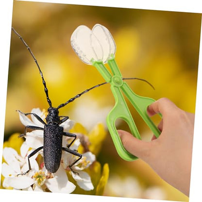 KESYOO Reptile Feeding Tool Scoop for Waste Cleanup and Feeding for Use Clamp Design for Safe Handling of Reptiles and