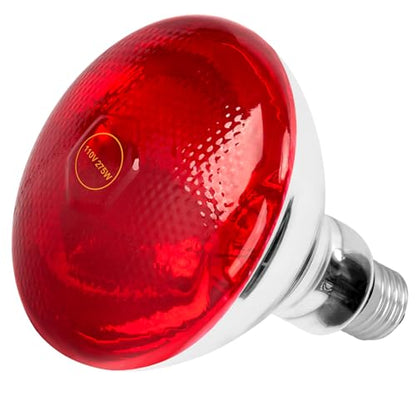 Infrared Light Bulb, 275W Near Infrared Red Light Therapy Bulbs, Infrare Heat Lamp Blub Fits for E26 / E27 Base