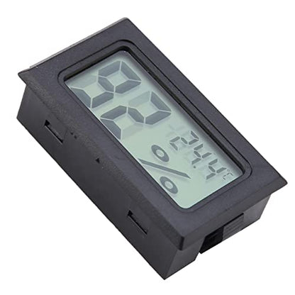 Yinhing YS 11 Digital Meter Temperature Humidity Hygrometer Built in Probe for Accurate Monitoring in Reptile Vivariums Home Office Greenhouse and Grow Room