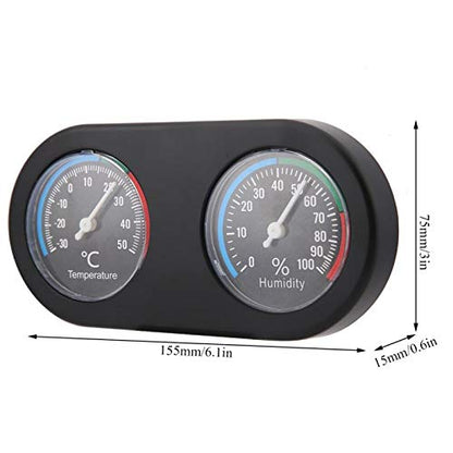 Hygrothermograph, Temperature Humidity Meter Round Shape Hygrometer Thermometer Reptile Mini for Hydrometer Humidity Reptile for Reptile