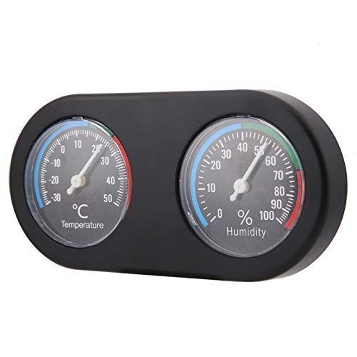 Hygrothermograph, Temperature Humidity Meter Round Shape Hygrometer Thermometer Reptile Mini for Hydrometer Humidity Reptile for Reptile