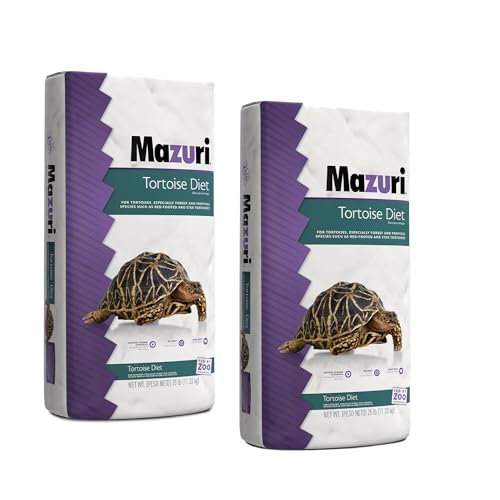 Mazuri | Tortoise Diet | 25 Pound (25 lb.) Bag - Pack of 2 - size: 50 Pound (Pack of 2)