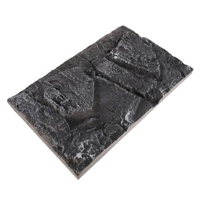 3D PU Material Reptile Tank Background Board Stone Decorative Panel for Turtle Habitat Waterproof and Easy to Install for Aquatic and Terrestrial Environments