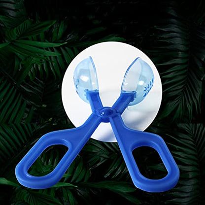 Reptile Feeding Tool Scissors Handle Feeder Tools Bug Feeding Clamp Cricket Tongs for Aquariums Reptiles Snakes Gecko Reptile Cleaning and Feeding
