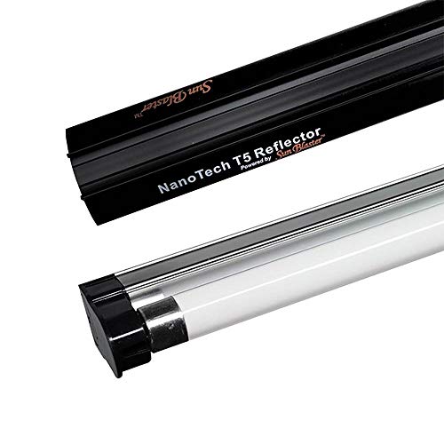 SunBlaster SL0900303 39 Watt 6400K 3' 120V Hydroponic Grow Light Lamp Ballast Fixture with NanoTech T5HO Reflector for Indoor Home Gardens and Plants - size: 3'