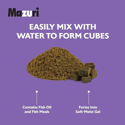 Mazuri | Aquatic Turtle Food | Easy-to-Serve Gel | Freshwater Formula- 8 Ounce (8 oz) Bag - size: 8 Ounce (Pack of 1)
