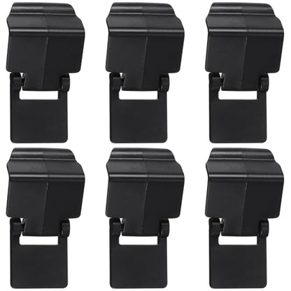 TEHAUX 6pcs Terrarium Cover Clip, Aquarium Lid Clips Reptile Screen Clamp Terrarium Lock Enclosure Fish Aquarium Screen Top Pet Tank Latch - Compatible with NOMO YL-07