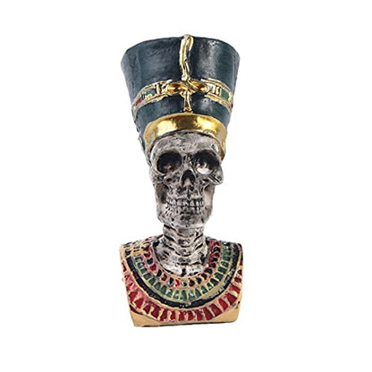 Skull Pharaoh Statues Reptile Small Figurine Sculpture Aquarium Terrarium Fish Tank Decorations Ornament Egypt Turtle Lizard Tanks Egyptian Décor