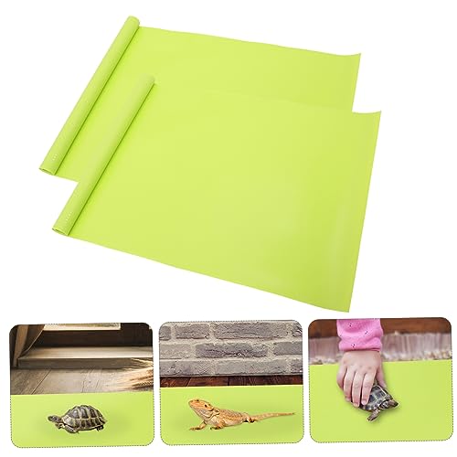 KESYOO 2pcs Reptile Carpet Liner Terrarium Pad for Tortoise and Lizard Habitats Non-Tearing Design Comfortable Substrate Mat for Reptiles - size: 150X45CM