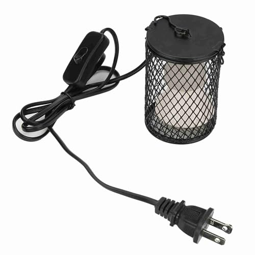 Yctze 100W Infrared Ceramic Emitter Heat Light Lamp for Pet Reptiles, Ideal Chicken Coop Heater (US Standard 110-120V 100W) - color: Black