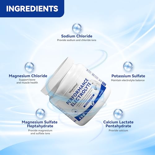 Horse Electrolyte Powder for Hydration, Replenish Sweat Loss in Hot Weather, Training & Performance Horses-Tub 840g - size: Tub