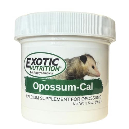 Opossum-Cal (3.5 oz.) - Calcium Supplement for Sugar Gliders - Prevents Hind Leg Paralysis