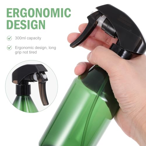 2pcs 300ml Plant Watering Spray Bottles with Fine Mist for Hairdressing and Indoor Gardening Household Refillable Sprayers for Flowers and Balcony Plants