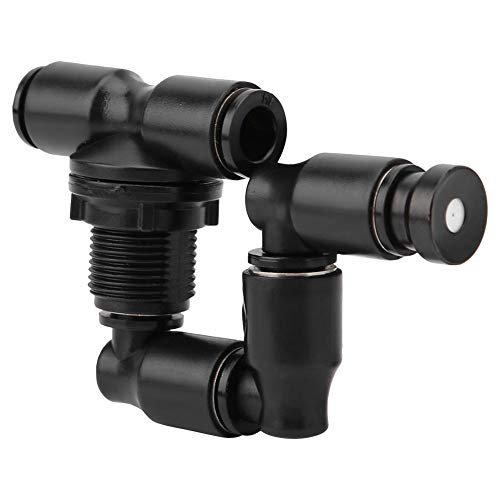 Reptiles Fogger Mist Sprinkler, 360°Adjustable Double Head Reptiles Fogger Mist Sprinkler for Rainforest Amphibians Plants Flowers